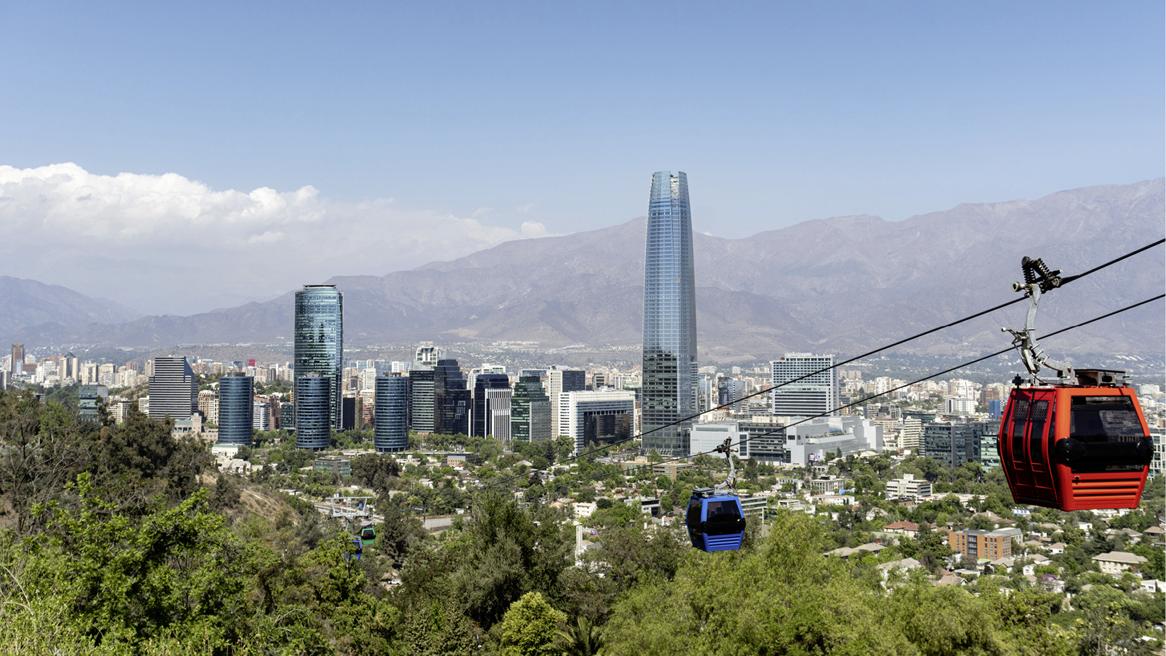 Stadtansicht von Santiago de Chile