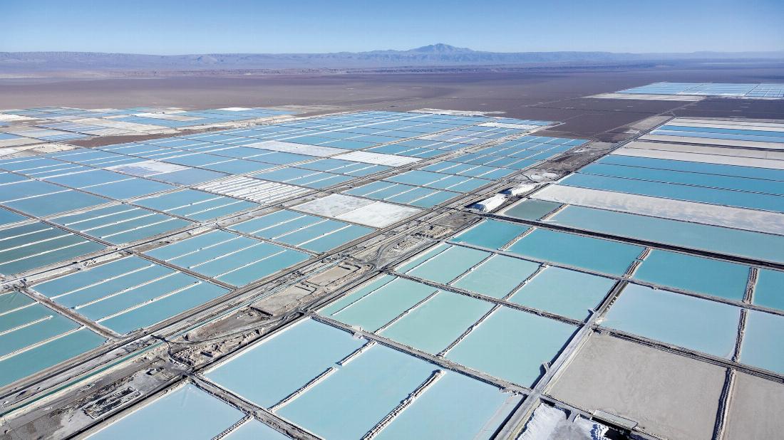 Solebecken in der Salar de Atacama