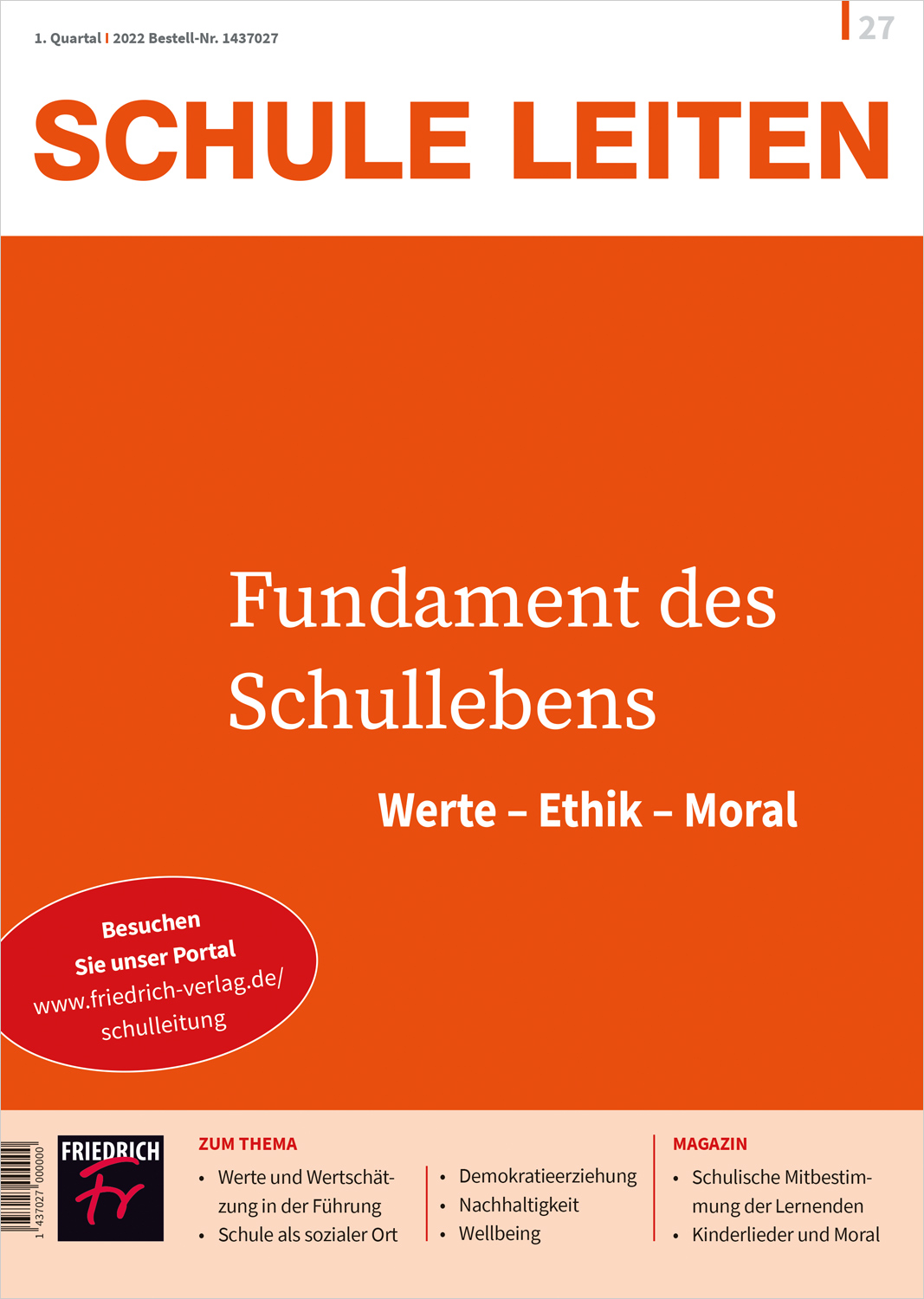 Werte – Ethik – Moral – Fundament des Schullebens