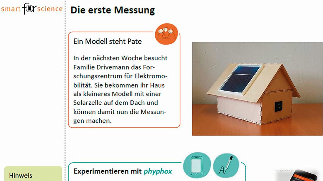 Arbeitsblatt Messungen App Solarzellen
