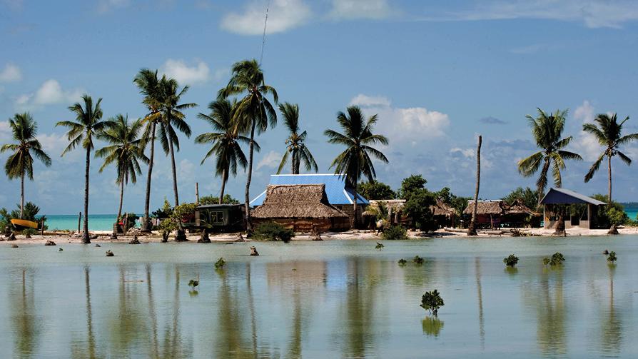 Pazifik Insel steigender Meeresspiegel