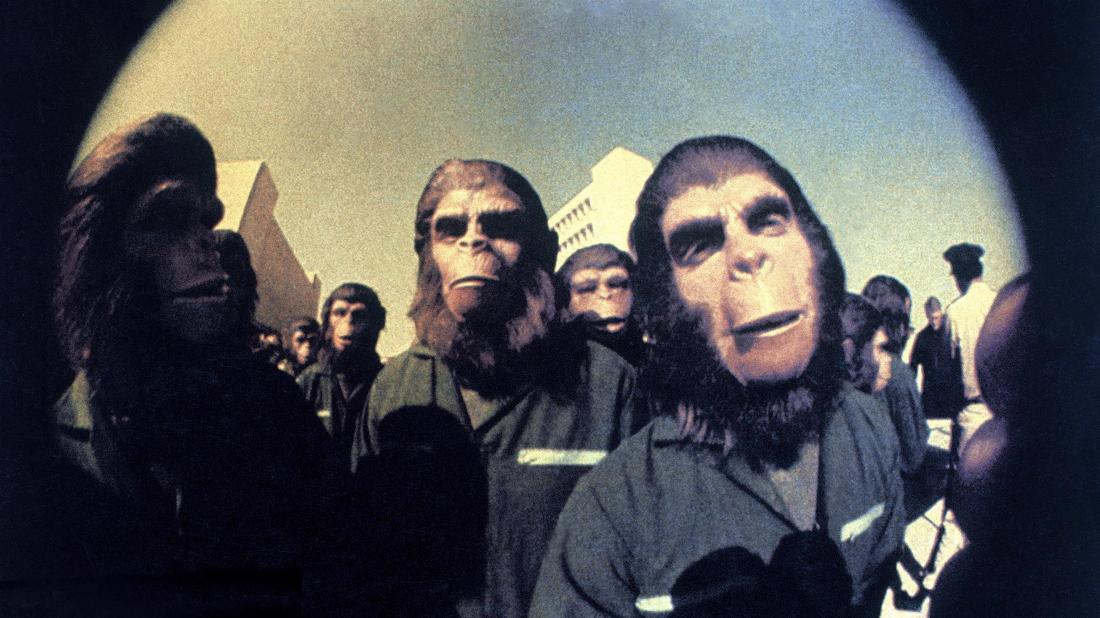 Affen als Herrscher auf dem Planeten Soror