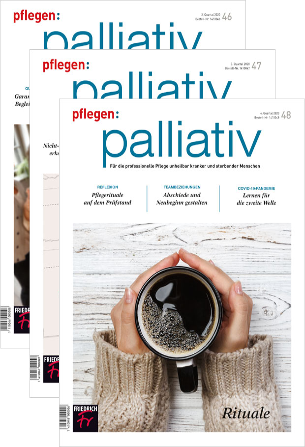 Zur digitalen Ausgabe: pflegen: Palliativ