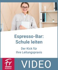 Espresso-Bar: Schule leiten